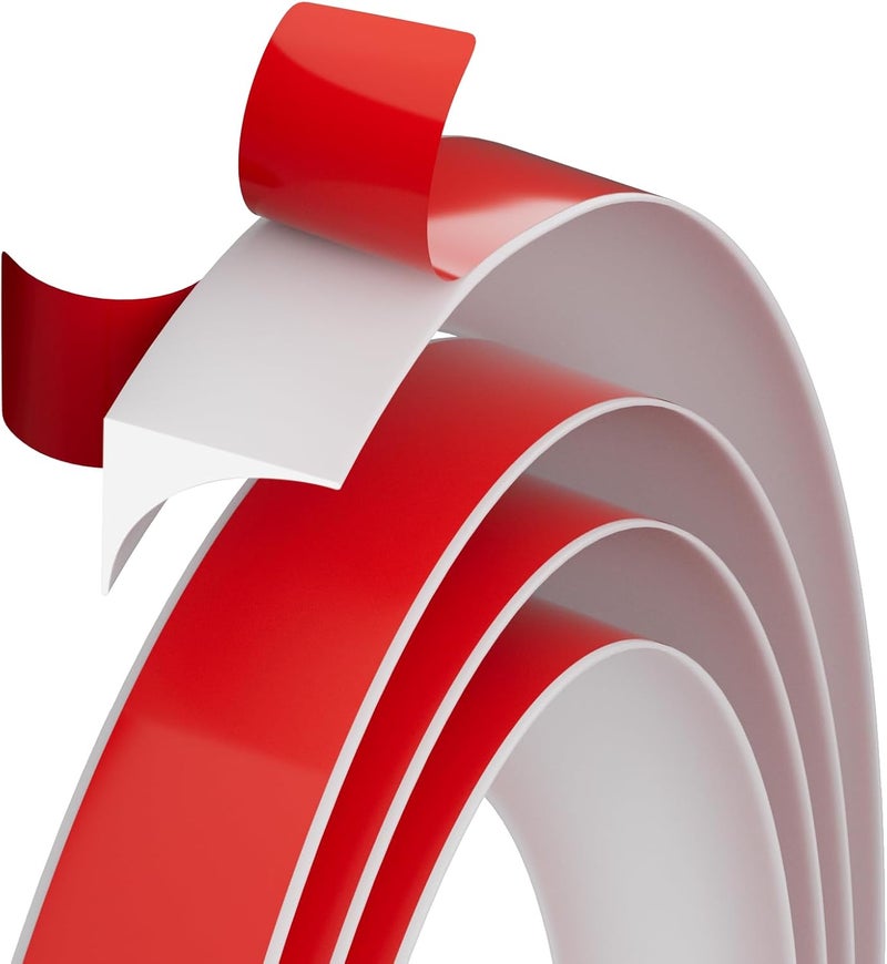 Conwang 590" Flexible L-Shaped Quarter Round,Bendable Trim Molding,Double-Sided Self Adhesive Peel and Stick Silicone Trim for Floor Edge,Wall Corner,Stairs,Cabinet and Tub Edge,0.6"(W)×0.6"(H),White - Image 1